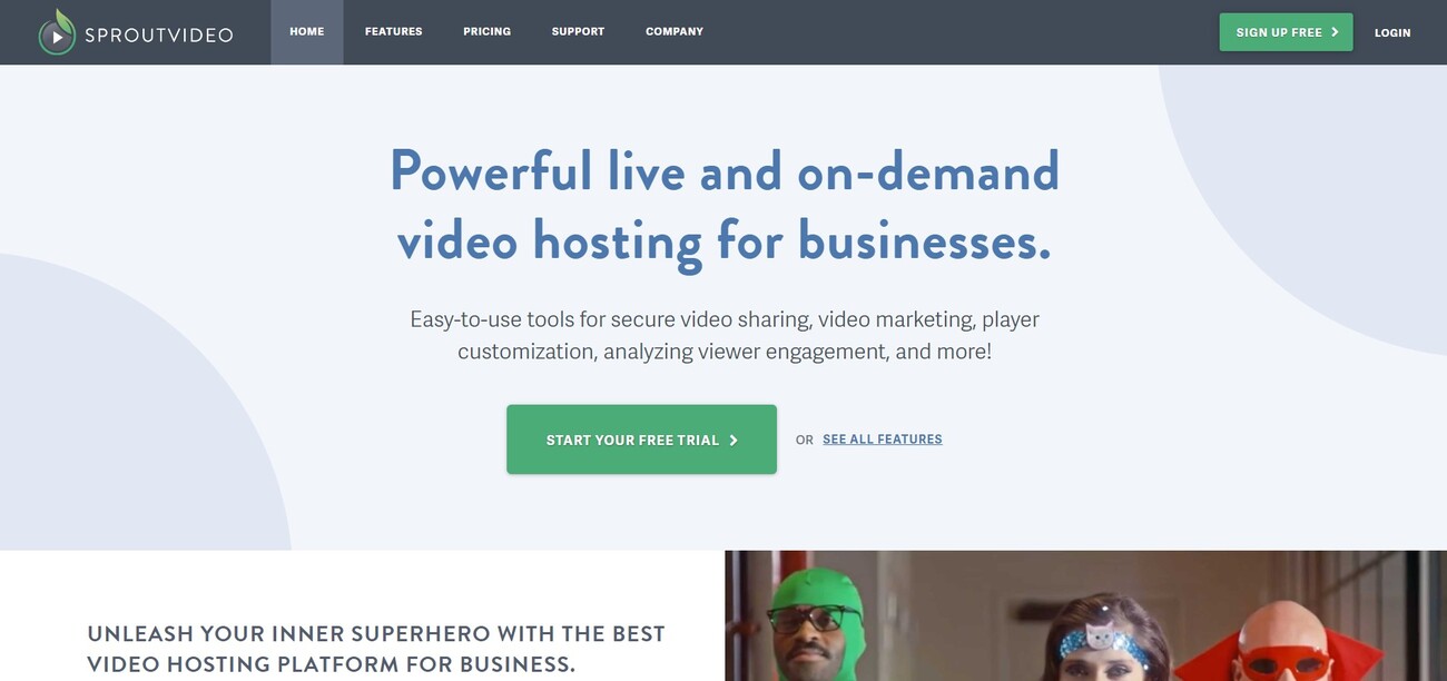 SproutVideo video hosting