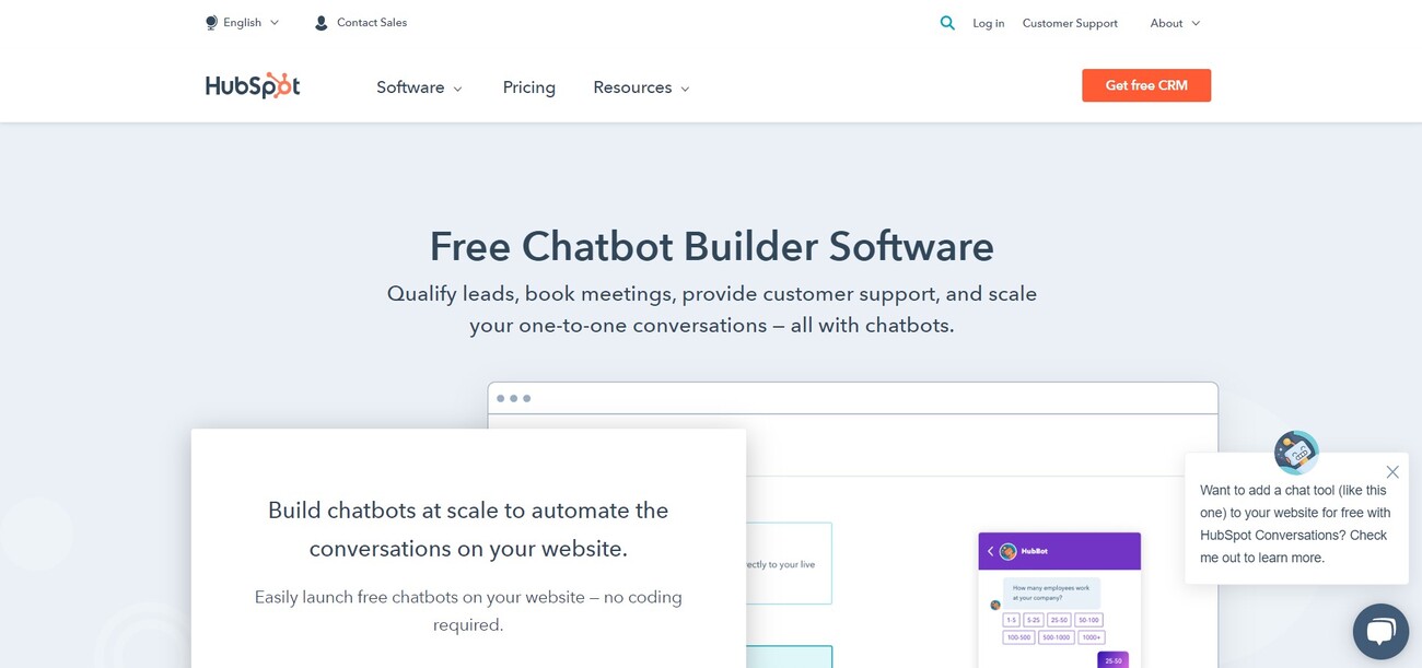 Hubspot Chatbot Builder