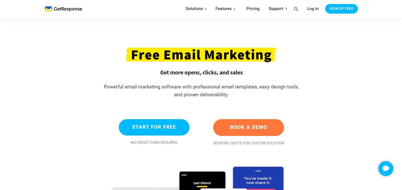 Email marketing software GetResponse