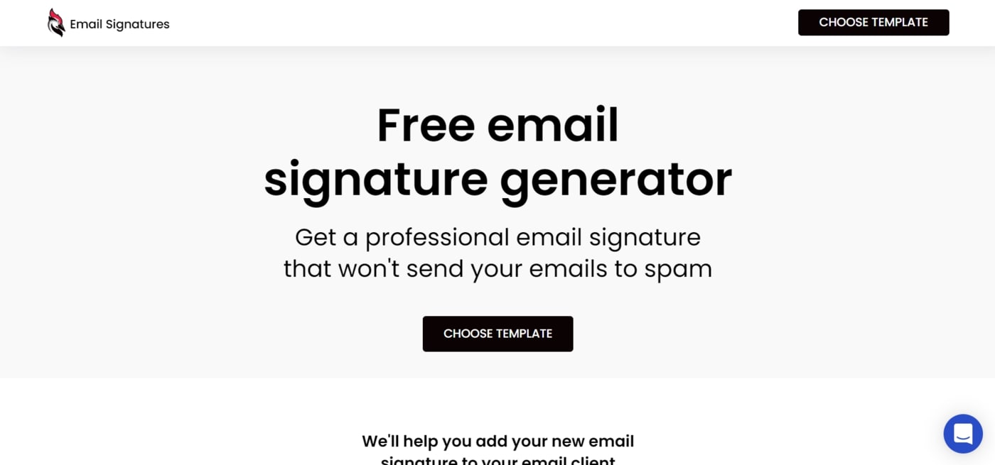 Free email signature generator by Woodpecker